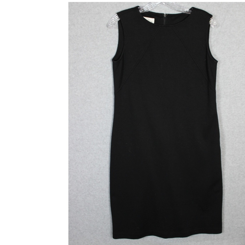 Donna Morgan Black Sleeveless Sheath Dress‎ Career Workwear Classic